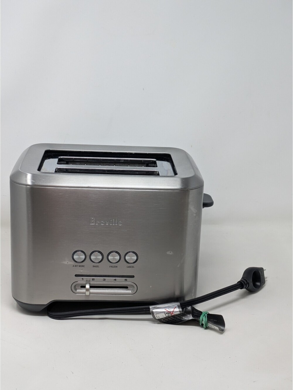 Breville Bit More Toaster 2-Slice BTA720XL Brushed Stainless Steel Clean Working